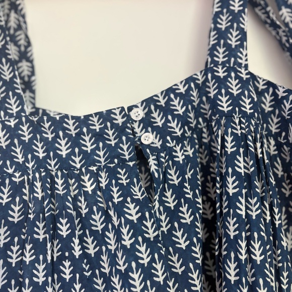 NWT SZ Blockprints Winslow Dress in Indigo Patti - Picture 7 of 11